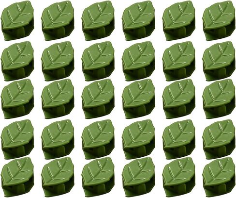 30-Pack Leaf-Shaped Plant Climbing Clips, Self-Adhesive Vine Holders in Kuwait