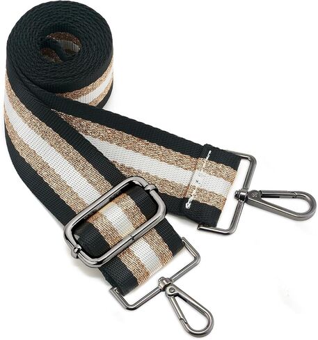 Nickel Buckles Wide Shoulder Strap Adjustable Replacement Belt Gun Buckles Guitar Style Crossbody Bag Strap in Kuwait
