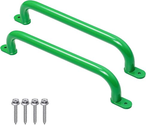 17 Inch Set of 6 with 6 Colors Steel Safety Playground Handles - Indoor Ceiling Monkey Bars for Kids, Playset Grab Handles, Swing Sets Hand Grips Grab Rail in Saudi Arabia