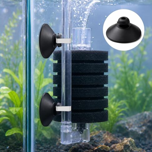 24PCS Black Suction Cups for Aquarium, 28mm Rubber Fish Tank Suction Cups in Kuwait