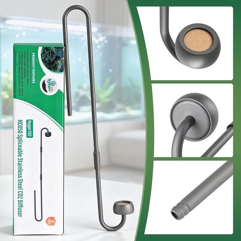 DIY Stainless Steel CO2 Difusser Atomizer, Adjustable Length (20-35 cm) in Kuwait