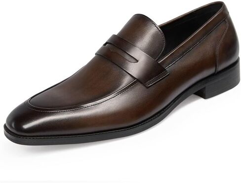 GIFENNSE Men's Dress Shoes Slip-On Loafers Formal Leather Shoes for Men in Kuwait
