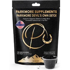 Parkmore Horse Detox & Gut Support Supplement with Steam-Activated Charcoal in Kuwait