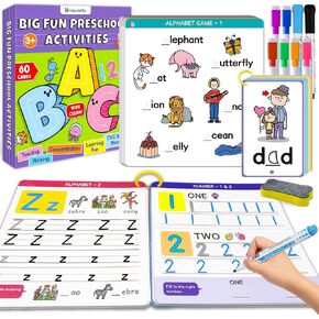 Reusable Handwriting Tracing Books, Preschool Learning Toys for Kids 3-6 in Kuwait