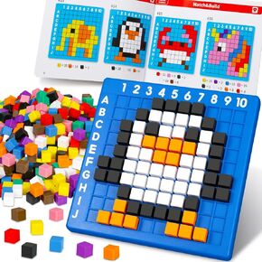 STEM Toys Pixel Art Kit for Kids 5+ Year Old STEM Kit Gift Girls & Boys Toy in Kuwait