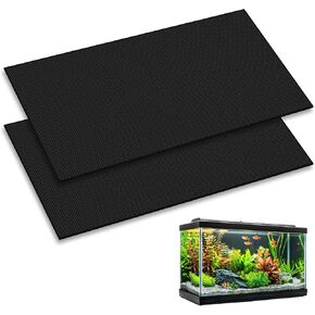 15 x 30 x 0.2 Inches Aquarium Leveling Mat, 2PCS Neoprene Non-Slip Shockproof Fish Tank Pad Waterproof Textured Surface for Uneven Surfaces Durable Fish Tank Mat with Easy-Cut Edges in Kuwait