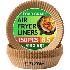 CTIZNE 305Pcs Disposable Air Fryer Liners, 8" Round for 5-8 QT Airfryer in Kuwait