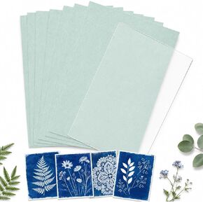 Cyanotype Kit, 30 Sheets Sun Print Paper with Acrylic Panel in Kuwait
