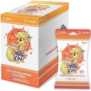 Friendship Eternal My Little Pony Moon Edition Cards, English Series 1 Card Set, Display Box of 24 Packs with 8 Cards Each in Saudi Arabia