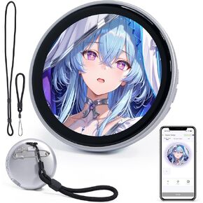 Caydo Digital Badge LED Display,Wareable Dynamic Custom Pin for Cosplay in Kuwait