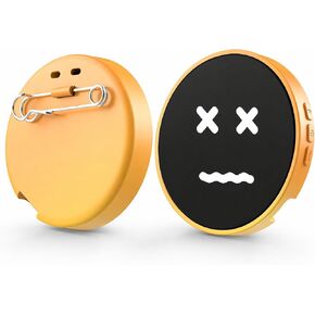 1.85 Inch Bluetooth Electronic Badge, GIF/Video/Text LED Name Tag with APP Control, Rechargeable Smart ID Badge for Concert Festival Cosplay Party Gifts in Kuwait