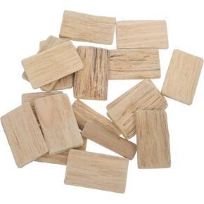 25pcs Driftwood Wood Blocks for Crafts, Natural Grain Mini Pieces in Kuwait
