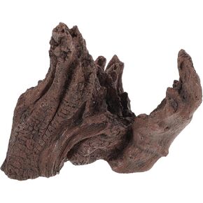 Healifty Resin Aquarium Artificial Driftwood Decor Realistic Tree Trunk and Cave Shape, Multi-Purpose Sinkable Driftwood for Reptile Terrarium and Fish Tank Aquascaping, Easy Maintenance in Kuwait