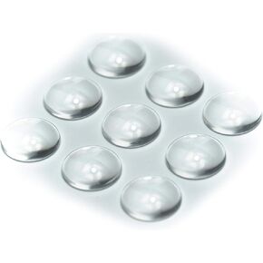 20pcs Flat Back Clear Glass Dome Cabochons Clear Magnifying Cabs Non-calibrated for DIY Photo Pendant Craft Jewelry Making (18mm-20pcs) in Kuwait