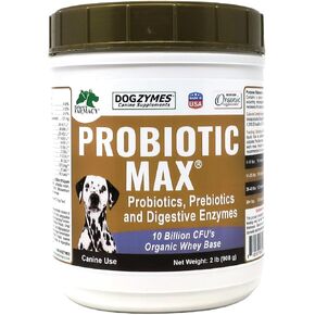 Dogzymes Probiotic Max -10 Billion CFU's Probiotics, Prebiotics, Digestive Enzymes (2 Pound) in Kuwait