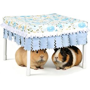Guinea Pig Hideout Square Bottomless Guinea Pig Hide(Pink) in Kuwait