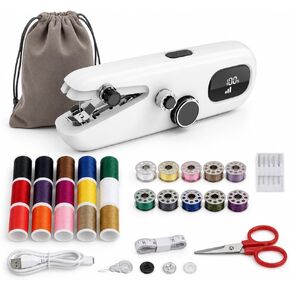 Rechargeable Handheld Sewing Machine, Cordless Mini Portable in Kuwait