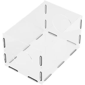 Halearo Acrylic Grinding Dust Box with Rubber Band in Kuwait