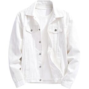 DSDZ Mens Classic Slim Fit Trucker Jean Denim Jacket Coat in Kuwait