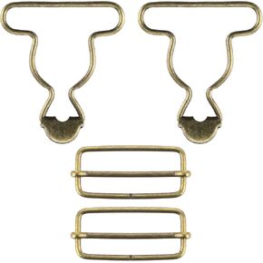 Yolev Metal Overalls Buckles Metal Overalls Buckles Replacement Bib Suspenders Clip Retro Suspender in Kuwait