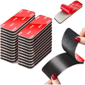 24 Pairs Heavy Duty Adhesive Hook and Loop Strips, 1" x 2.75" in Kuwait