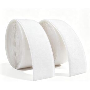 1 Inch x 5 Yards Sew On Hook and Loop Tape Set (Black) in Kuwait