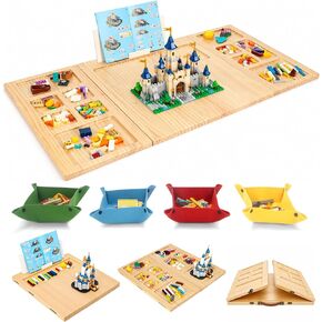 41-Inch Tri-Fold Building Tray for Lego with 4 Brick Sorting Trays in Kuwait