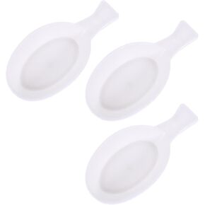 3pcs Plastic Chinese Ink Dish for Calligraphy Brushes, Black Plate in Kuwait