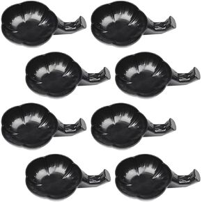 Blossom Ink Dish for Calligraphy Brushes, 12pcs Black Plastic in Kuwait