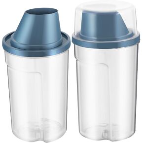 BESPORTBLE 2pcs Airtight Pet Food Storage Containers with Wide Mouth and Spill Resistant Pour Spout Durable Dog Food Bins with Comfortable Grip Keeping in Kuwait