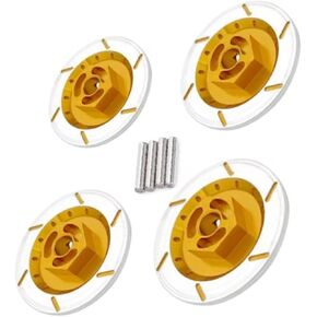 Compatible with Tamiya for Tt-01 for Tt02 for HPI for HSP 94123 1/10 RC On Road for Racing Car Brake Disc Wheel Rim Box Hex Adapter 12mm RC Parts(Yellow) in Kuwait