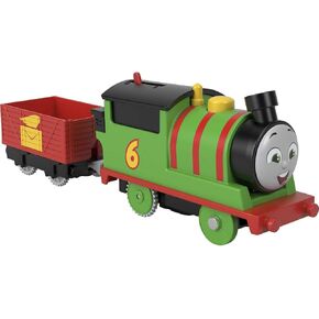 Thomas & Friends Motorized Toy Train Percy Battery-Powered Engine with Tender for Pretend Play Preschool Kids Ages 3+ Years​ in Kuwait