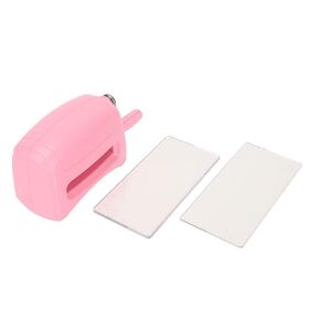 Portable Embossing Machine for DIY Scrapbooking and Paper Crafts, Pink Plastic and Zinc Alloy Manual Die Cutting Tool in Kuwait
