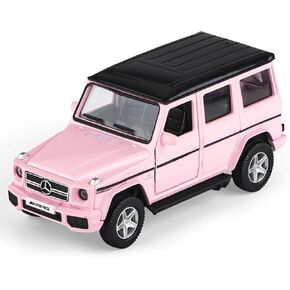 Car Toys for 3 4 5 Year Old Girls Gifts,1/36 Scale G63 Diecast Metal Model Car,Pull Back Cars Toys for Kids Age 3-6(Pink) in Kuwait