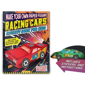 Make your own Paper Figure - Racing Cars (Activity Book for kids) in Kuwait