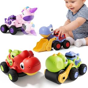 ALASOU Dinosaur Construction Car Toys for 2 Year Old Boy Birthday Gift in Kuwait