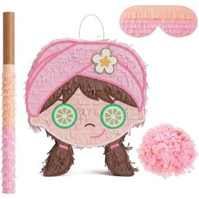 3 Pcs Spa Piñata for Girls with Stick and Blindfold in Kuwait
