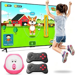 AR Motion Video Game Console for Kids, Built-in 100+ TV Games Plug and Play in Kuwait