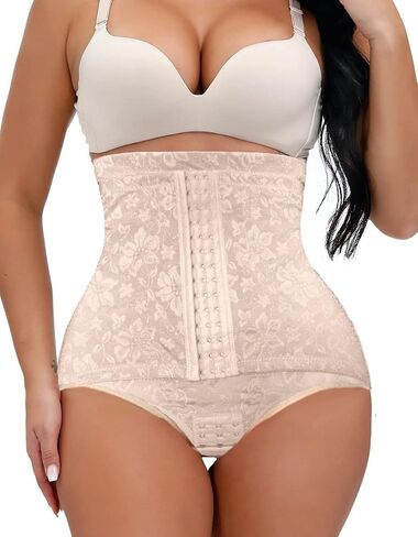 ShaperQueen 1010 Womens Best Waist Cincher Body Shaper Trainer Girdle Faja Tummy Control Underwear Shapewear (Plus Size) in Kuwait