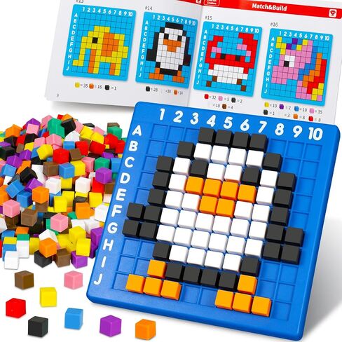 STEM Toys Pixel Art Kit for Kids 5+ Year Old STEM Kit Gift Girls & Boys Toy in Kuwait