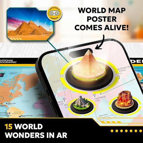 National Geographic World Wonders- VR STEM Science Activity Kit, Kids 8-12 in Kuwait