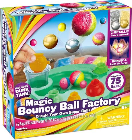 Creative Kids DIY Magic Bouncy Balls - 43 Ball Kit - STEM Science Toys in Kuwait