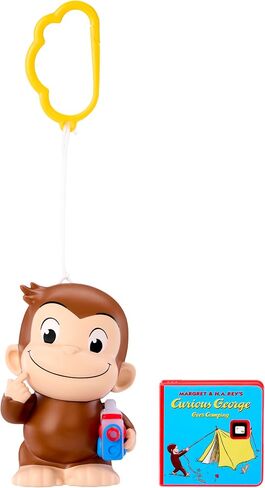 Little Tikes Story Dream Pals Curious George, Interactive Story Telling 4" Figure with Bonus Cartridge, Talks, Lights Up, Key Chain, Ages 3+ in Kuwait