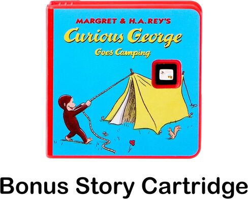 Little Tikes Story Dream Pals Curious George, Interactive Story Telling 4" Figure with Bonus Cartridge, Talks, Lights Up, Key Chain, Ages 3+ in Kuwait
