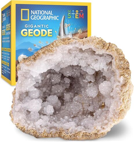 National Geographic Break Open 2 Jumbo Geodes Science Kit for Kids in Kuwait