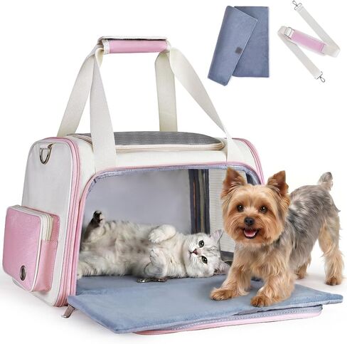 Homespon 34.5L Soft-Sided Cat Dog Carrier, Airline Approved Pet Bag in Saudi Arabia