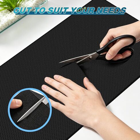 15 x 30 x 0.2 Inches Aquarium Leveling Mat, 2PCS Neoprene Non-Slip Shockproof Fish Tank Pad Waterproof Textured Surface for Uneven Surfaces Durable Fish Tank Mat with Easy-Cut Edges in Kuwait
