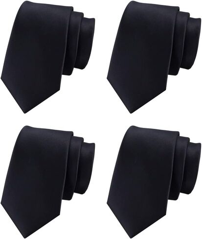 Men's Tie Necktie Regular/Extra Long XL Ties for Men Big and Tall Woven JACQUARD Classic, 58 or 63 inch Long in Kuwait