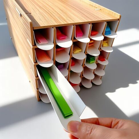 HHCLBYFA Quilling Paper Strip Organizer, 25-Slots Storage Holder for 2/3/5/7/10mm Quilling Paper Strip in Kuwait