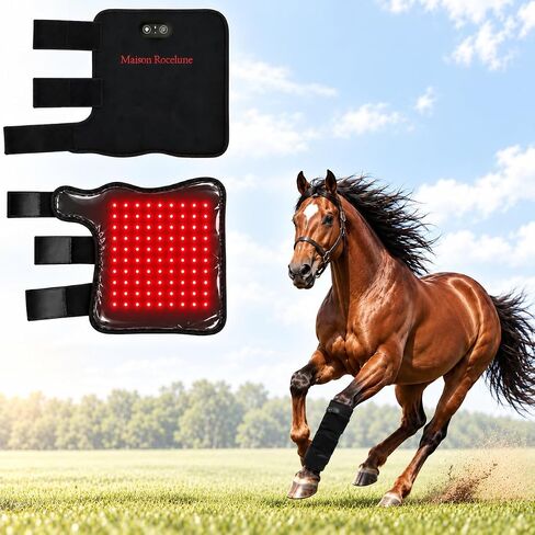 4 Modes&3 Brightness Levels Red Light Therapy Wrap for Horses Leg,Hoof Boot in Kuwait